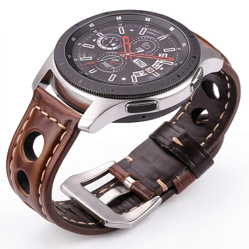 Bracelet de montre en cuir de vache