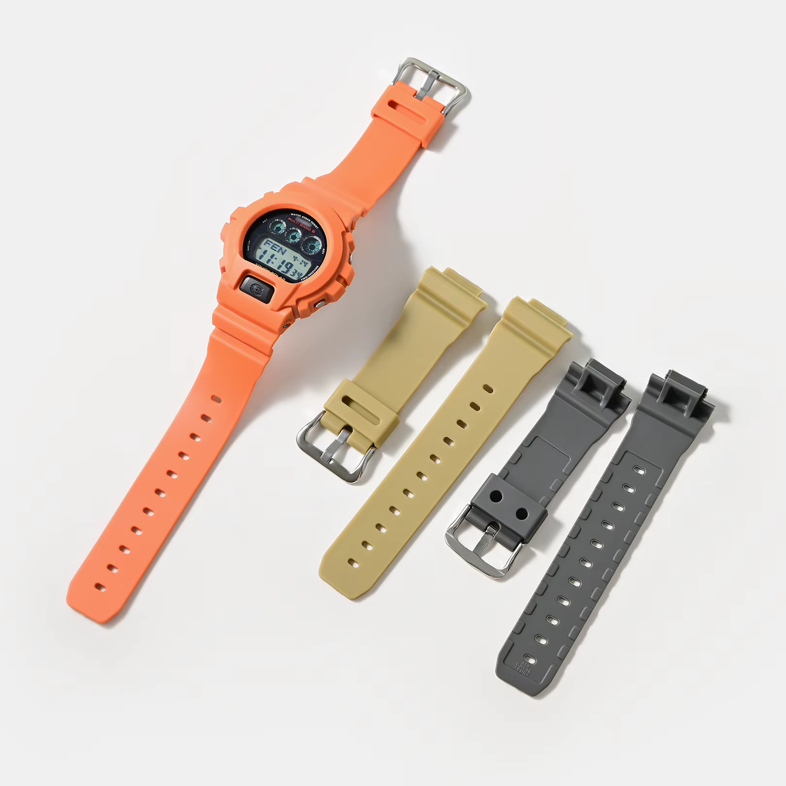 Pour Casio G-SHOCK DW69000/6930/6600/3230 Transparent Kit de remplacement de bracelet de montre avec boîtier de