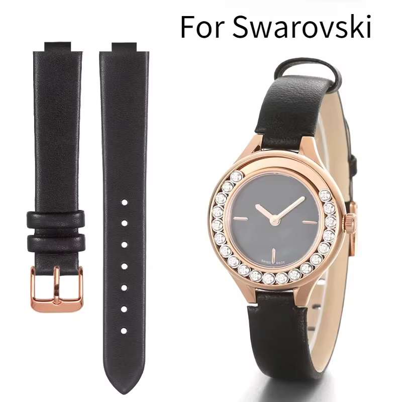 Bracelet de montre en cuir véritable pour Swarovski Lovely Crystals Mini original 5301877 5242898/904 5295331/7584 5376089 5261481