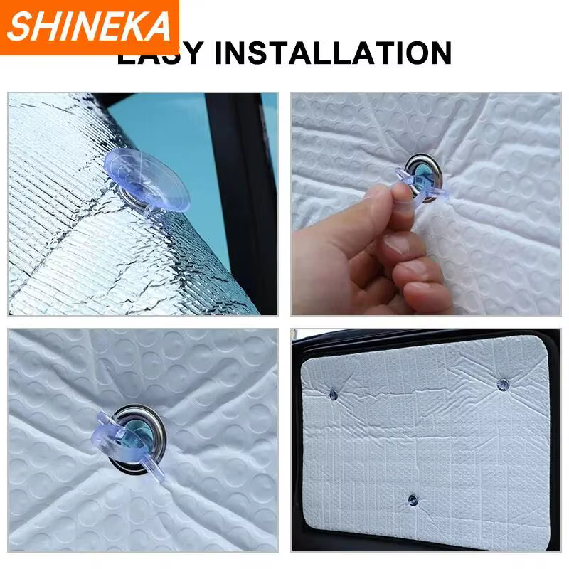 SHINEKA – pare-brise de fenêtre de voiture, couverture de pare-soleil pour Jeep Wrangler JL 2018 2019 2020 2021 2022 2023 2024, accessoires