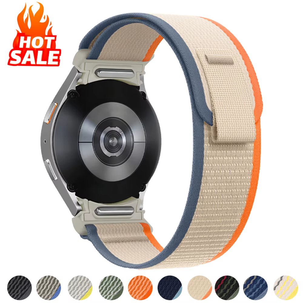 Bracelet à boucle de sentier pour Samsung Galaxy watch 7 6 5 4 44mm 40mm/FE/5 Pro 45mm