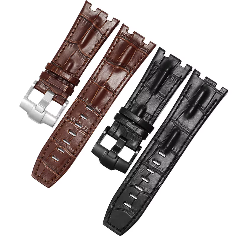 Bracelet de montre en cuir pour AP Audemars Piguet 15703 Royal Oak Offshore Series