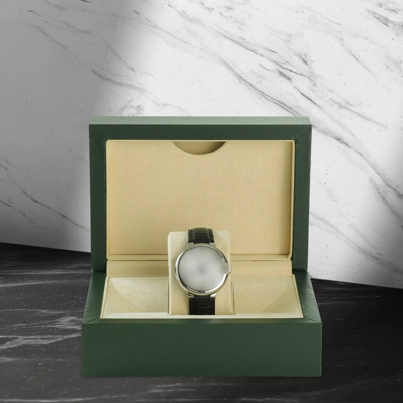 Boîte de présentation pour montre en cuir PU