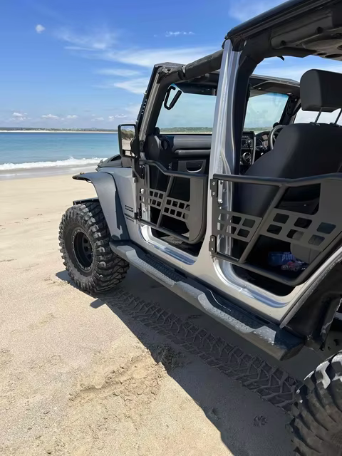 Jeep Wrangler JL 2018 + accessoire demi-porte en acier pour 2 et 4 portes voiture nouvel état accessoires automobiles
