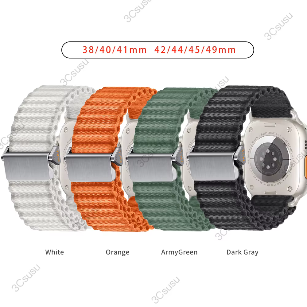Bracelet de sport à boucle alpine pour Apple Watch Ultra 49mm 45mm 44mm 42mm 41mm 40mm 38mm