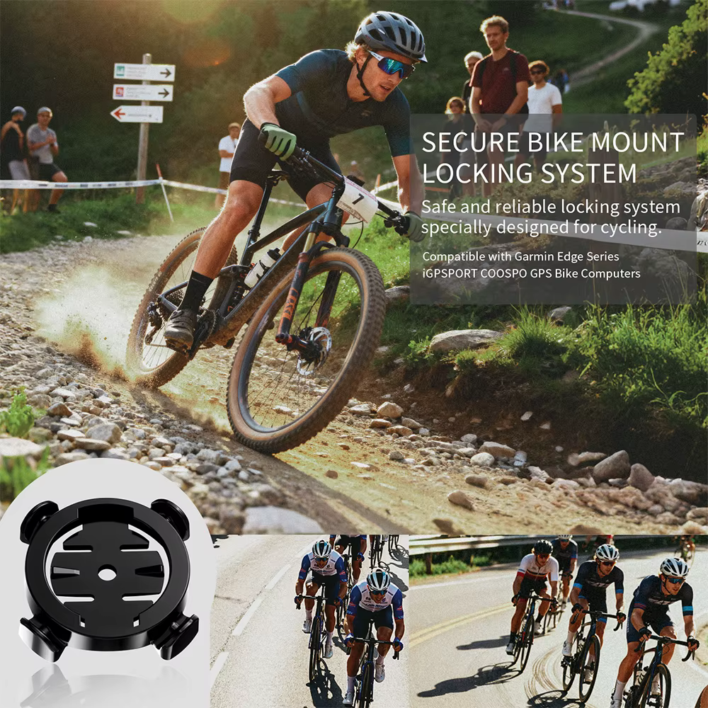 Le plus récent GPS sans fil vélo ordinateur compteur de vitesse odomètre support adaptateur Base pour GARMIN XOSS IGPSPORT Magene Coospo CYCLAMI