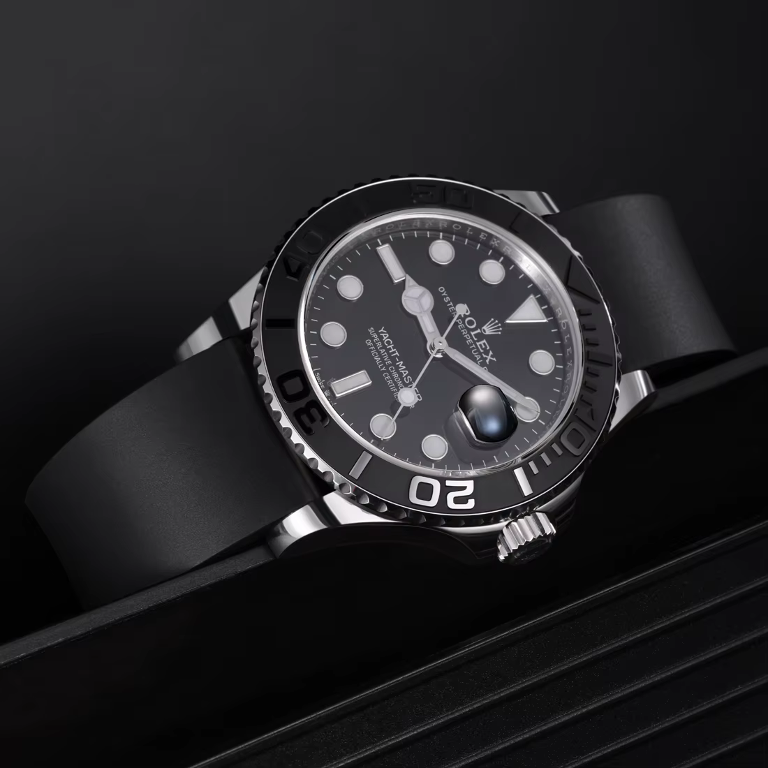 Bracelet de montre de luxe en caoutchouc naturel