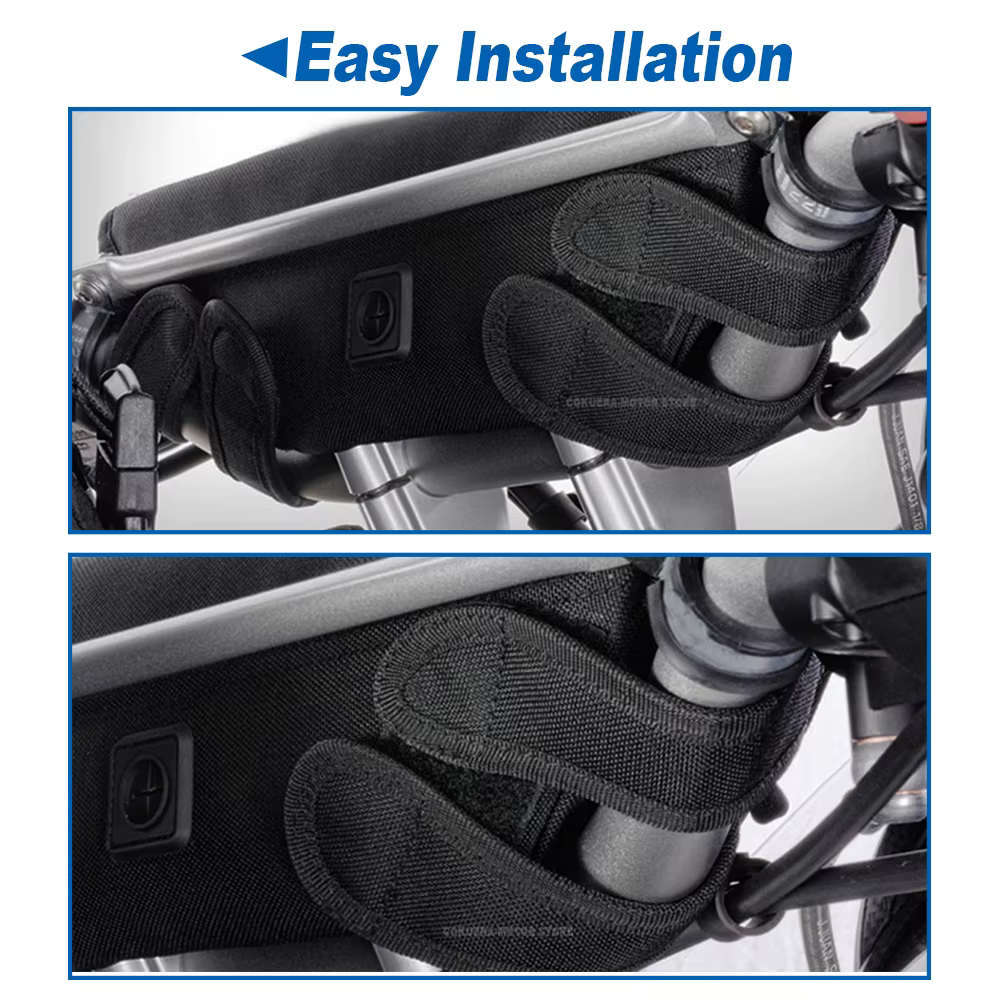 Sac de Rangement pour Guidon de Moto, Accessoire Étanche et Anti-Poussière pour YAMAHA XJR 1300 XJRlingXJR1200 XJR 1200