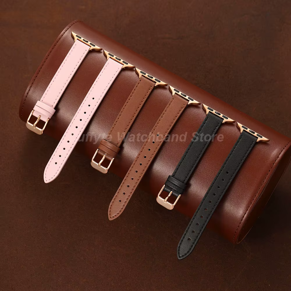 Bracelet de montre en cuir pour femmes