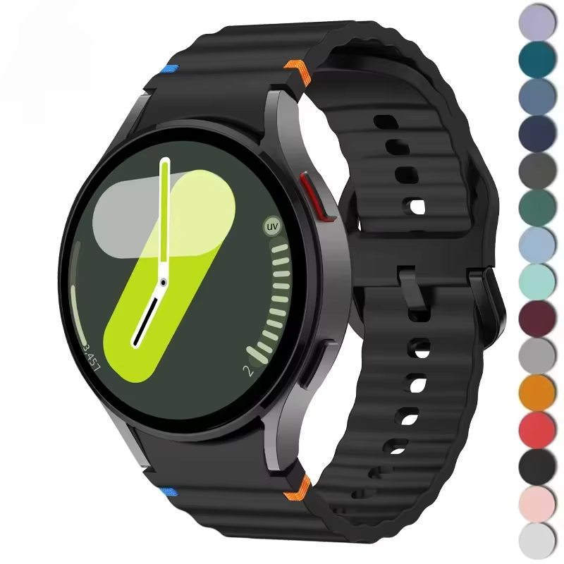 Bracelets officiels pour Samsung Galaxy Watch 7/FE/6/5/4 44mm 40mm 5 Pro 45mm 46mm