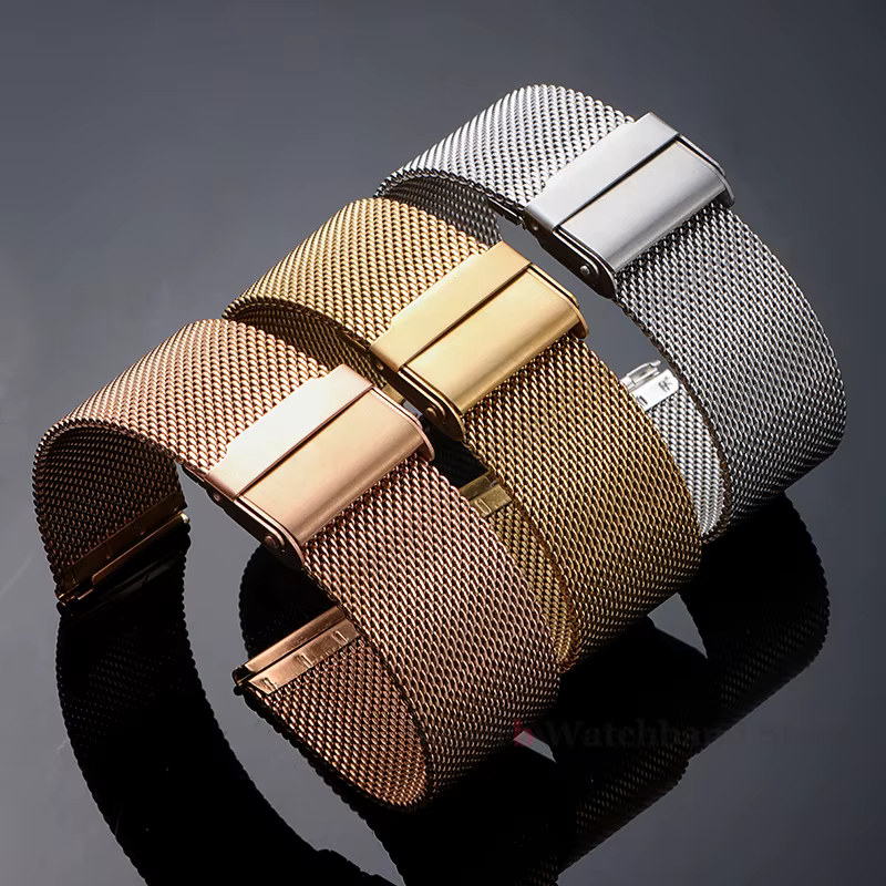 Bracelet milanais universel à dégagement rapide