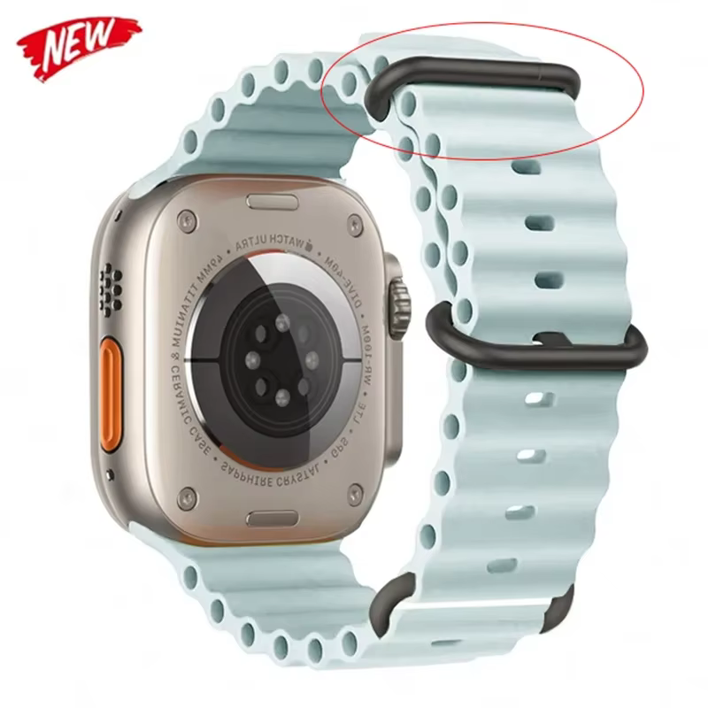 Bracelet océan pour Apple Watch Ultra 2 bandes 49mm 10 9 8 7 45mm 41mm