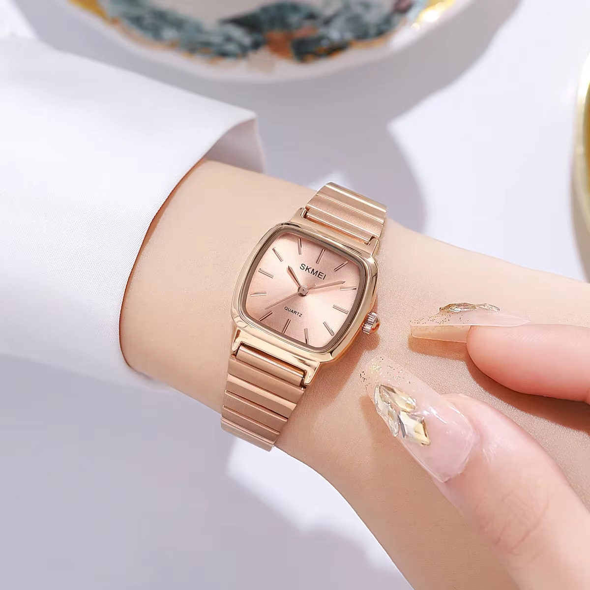 Montre-bracelet à quartz étanche pour femme