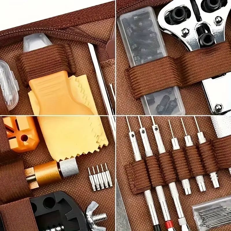 168 Kit de réparation de montres-Kit de tige d'ouverture de démontage de boîtier