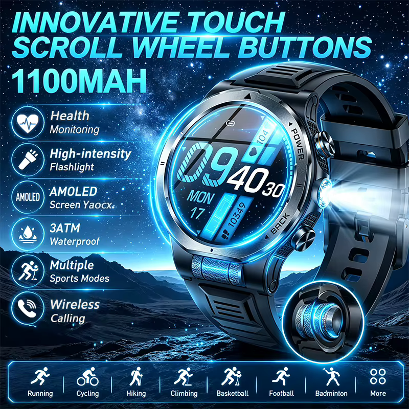 Montre connectée AMOLED KT91