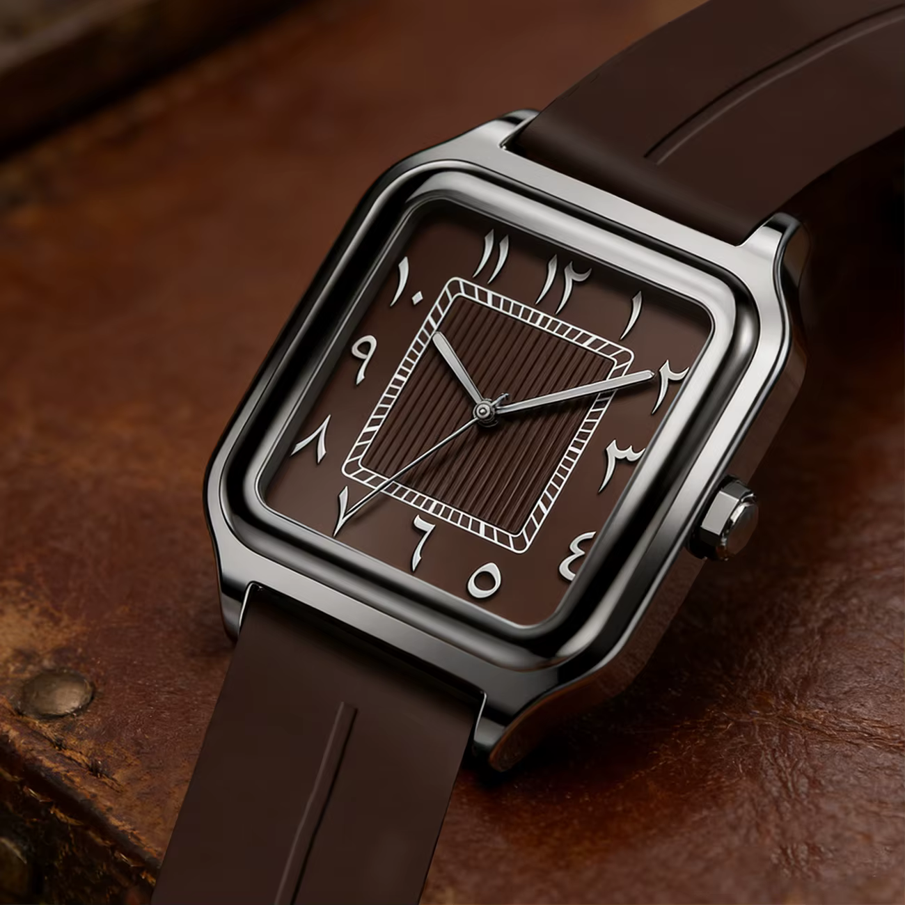 Montre à Quartz avec chiffres arabes du moyen-orient