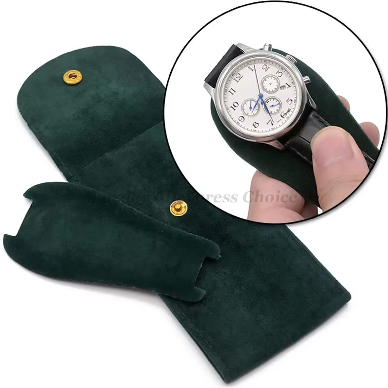 Pochette de montre en flanelle Portable