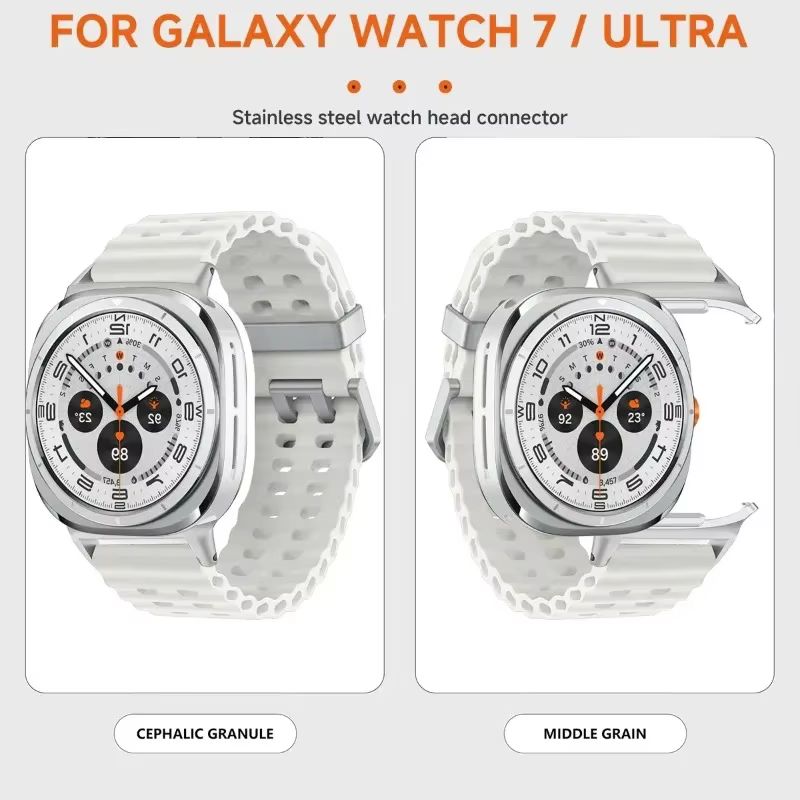 1 paire d'adaptateurs à ajustement rapide pour Samsung Galaxy Watch 7 Ultra 47