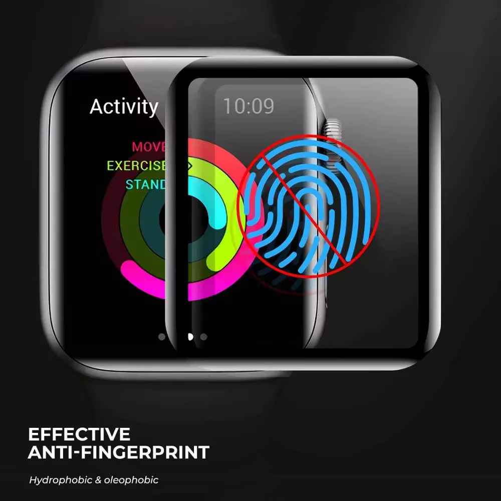 Protecteur d'écran pour Apple Watch 7 6 SE 5 9 8 4 3 2 40MM 41MM 42MM 44MM 45MM 38MM