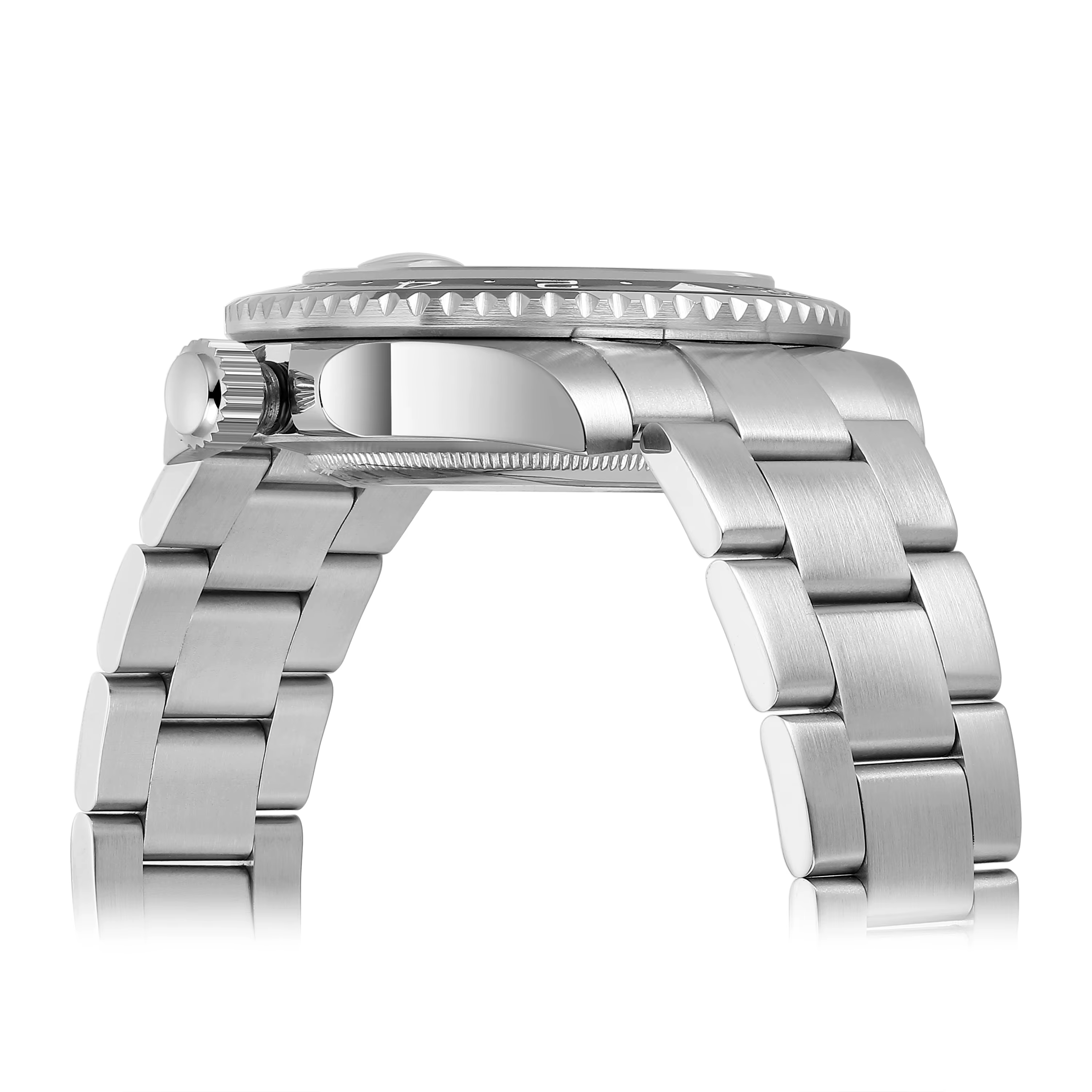 Nouvelle Montre Automatique pour Homme 2026 Tiger Iron GMT Super Lumineuse Étanche 10 ATM Affichage du Calendrier Design Unique