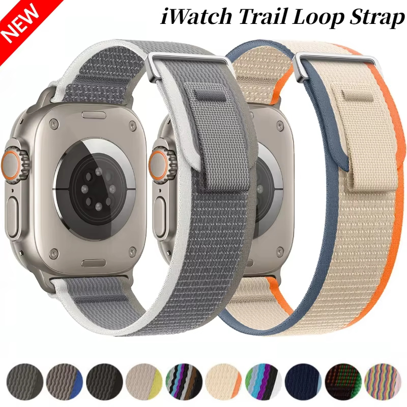 Bracelet Trail Loop pour Apple Watch Ultra 2 49mm série 9 8 7 45mm 41mm
