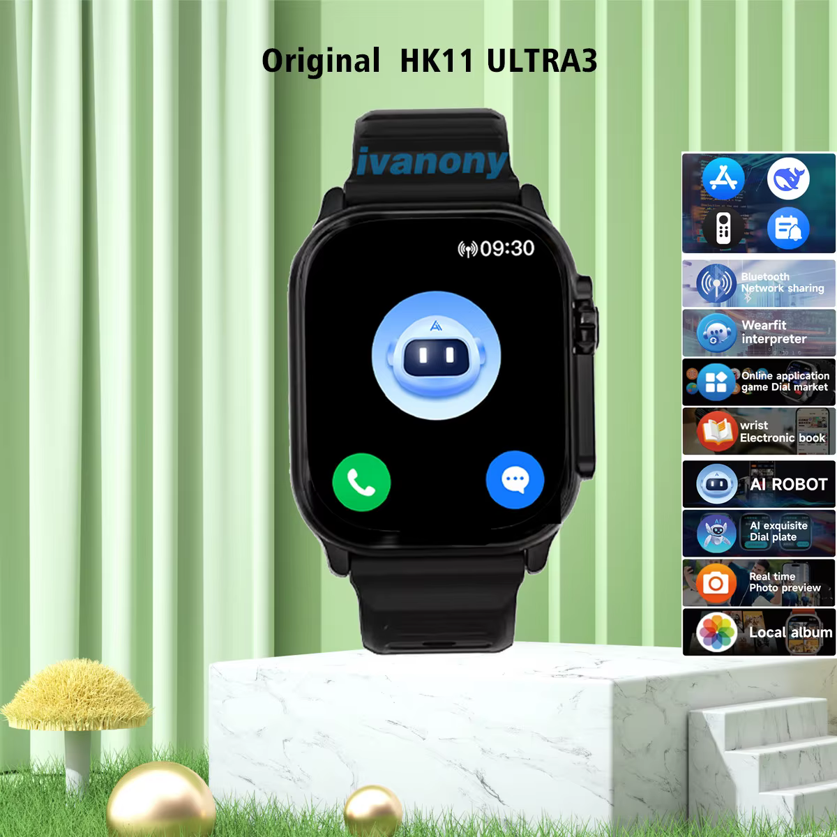 Montre intelligente HK11 Ultra3