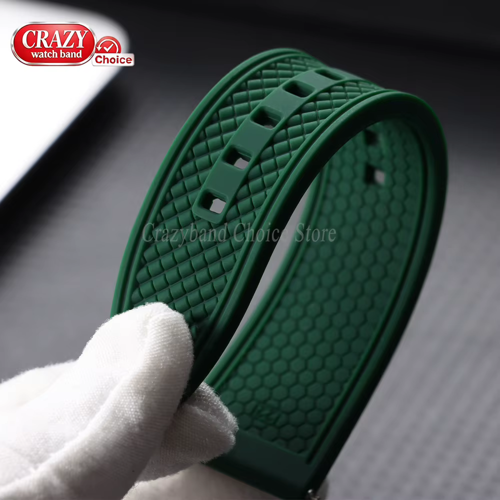 Bracelet de montre en silicone universel pour Seiko
