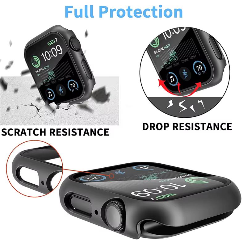 Verre + couvercle pour boîtier Apple Watch 11 10 9 8 7 6 SE 5