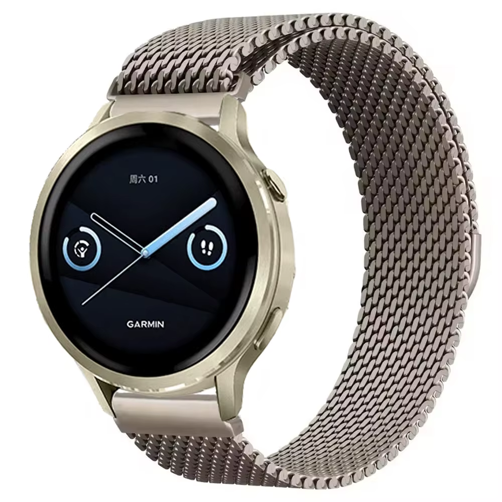 Bracelet en métal 18mm 20mm 22mm pour Garmin Vivomove Trend