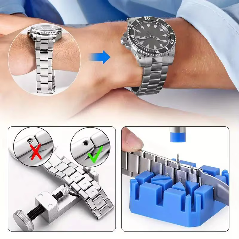 Kit de réparation de montres professionnel 16 pièces