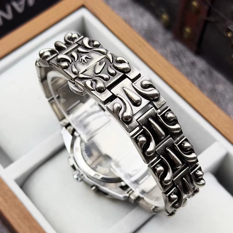 Montre-bracelet à quartz vintage pour homme