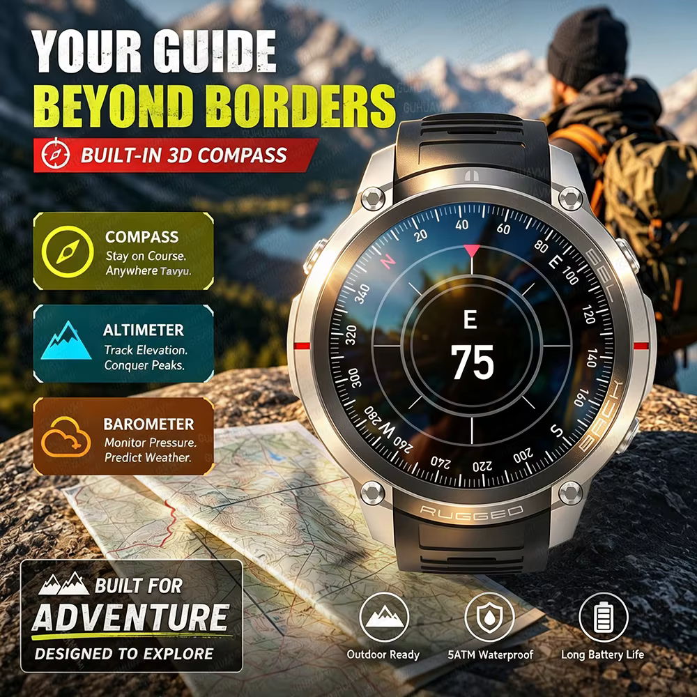 Montre connectée GPS d'extérieur