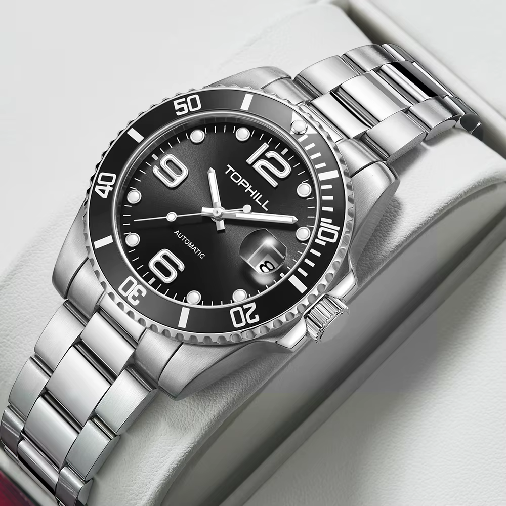 Montre mécanique automatique TOPHILL 40mm Dandong 2820 pour homme