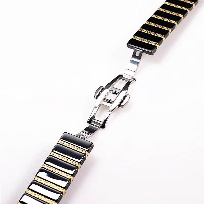 Bracelet en céramique et acier pour montre connectée Samsung Galaxy 5