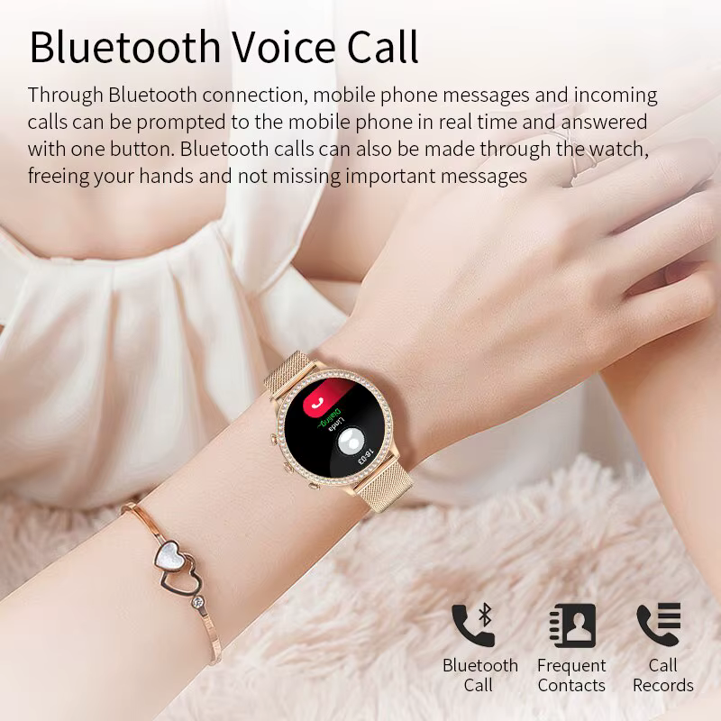 Montre intelligente étanche pour homme et femme
