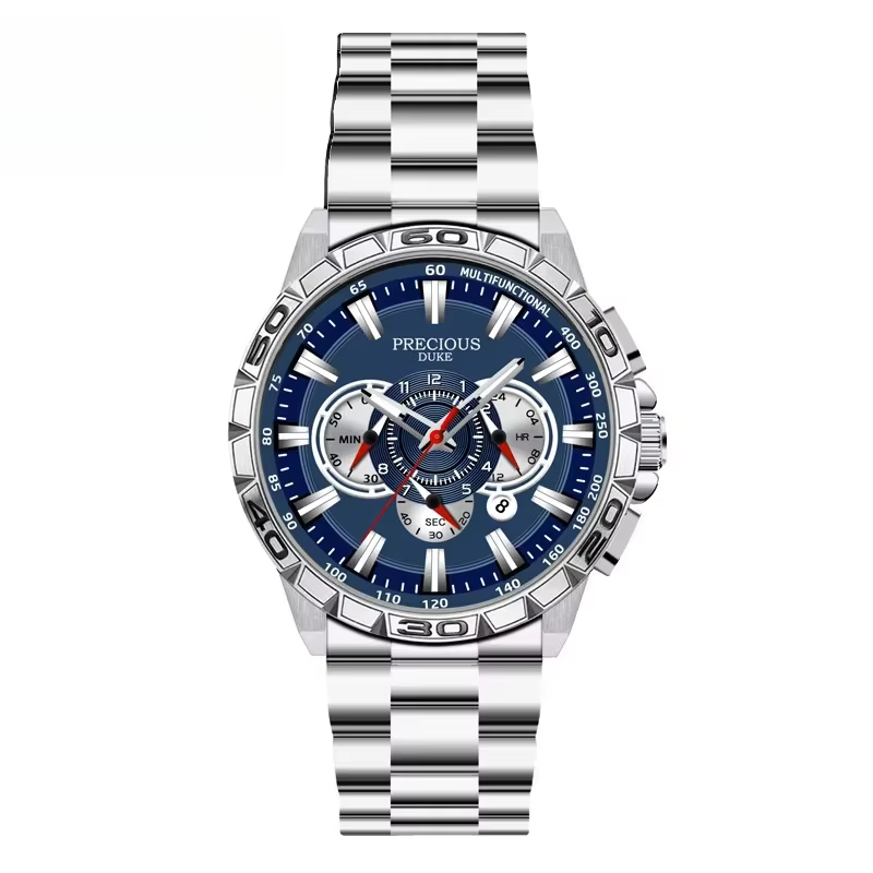 Relogio Masculino Top Business montre pour hommes marque de luxe en acier inoxydable montre-bracelet chronographe armée militaire montres à Quartz