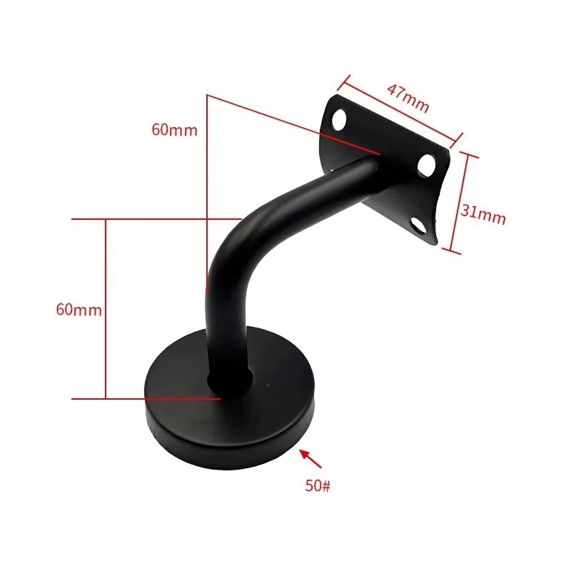 Supports de main courante d'escalier, 1 pièce, Support de rampe murale en acier inoxydable, Support de Rail d'escalier, matériel, accessoire d'escalier