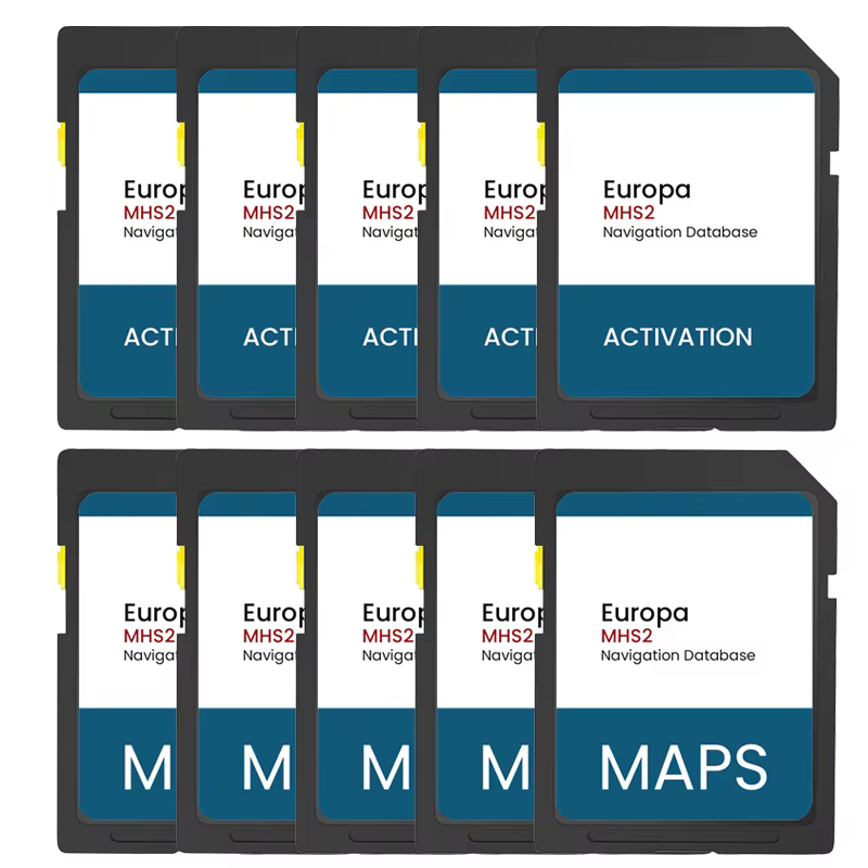 Carte SD de Navigation 2024/2025, mise à jour de la carte par satellite pour Audi MMI MHS2 A3/A4/A5/Q2/Q3, carte SD GPS