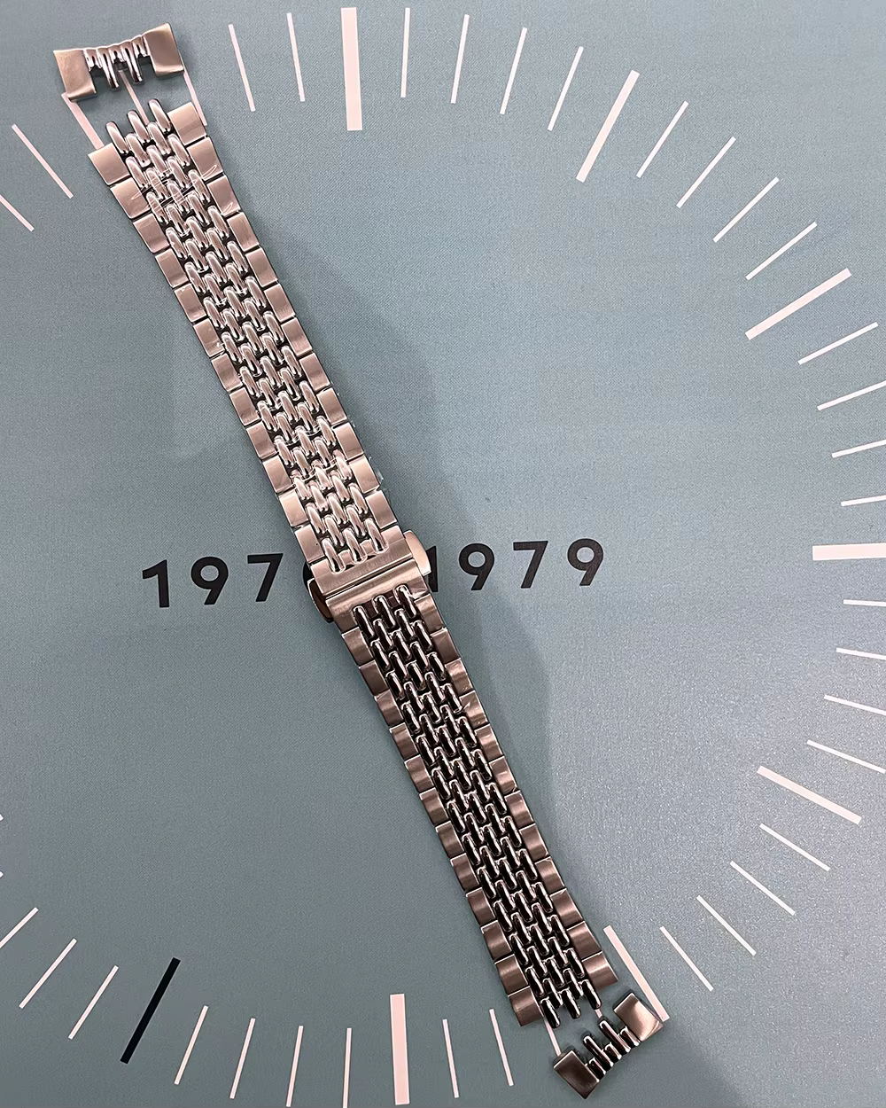 Merkur – Bracelet de montre en métal et acier inoxydable 316L