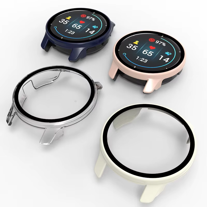 Étui de Protection d'écran en verre à coque rigide pour montre intelligente Garmin Venu 2/3