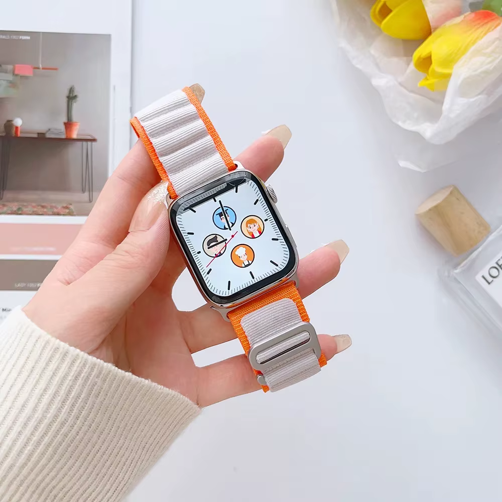 Boucle alpine pour bracelets de montre Apple ultra 2 49mm 46mm 42mm 40-44mm 45mm 41mm bracelet de sport iwatch série 10