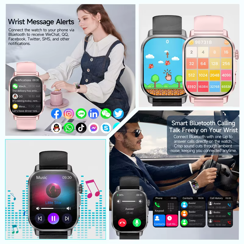 Montre connectée de santé et de mode 2026 pour femmes