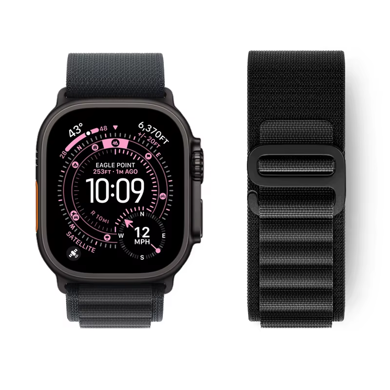 Boucle alpine pour bracelet de montre Apple ultra 3 49mm série 10 9 8 SE3 46mm 42mm 40-44mm 45mm 41mm