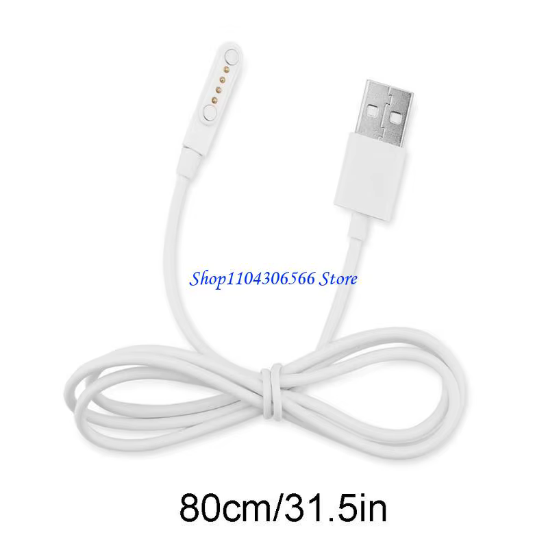 02dd Universal 4pin Space pour montre intelligente Câble magnétique