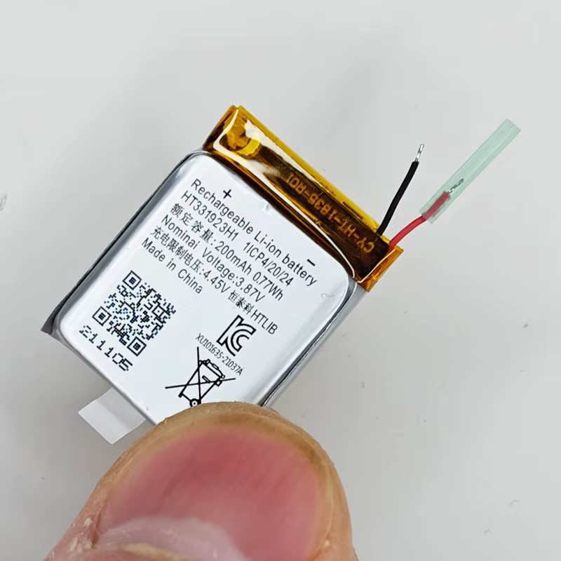 Batterie originale de remplacement 200mAh HT331923H1 331923 3.87V 361-00130-00 pour montre connectée Garmin Vivomove Luxe