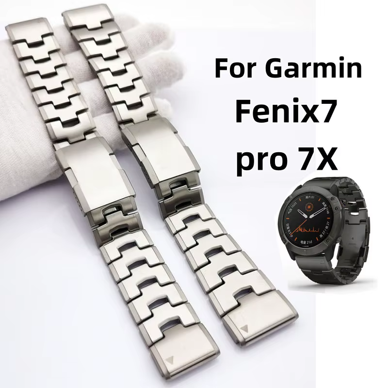 Bracelet de montre en acier de haute qualité pour Garmin Fenix 7Pro 7X Instinct Fenix8