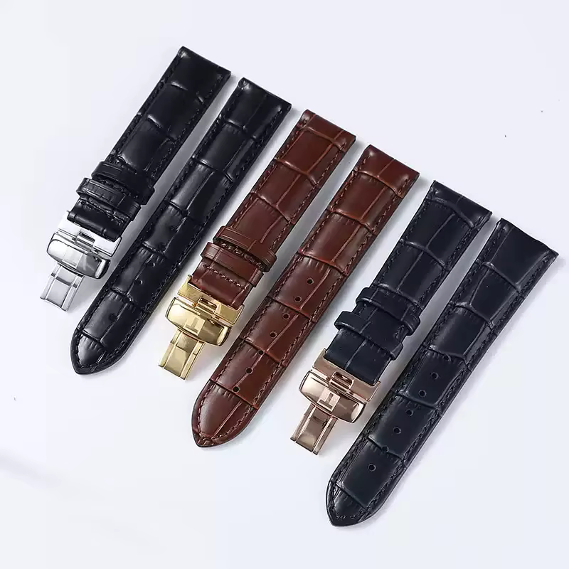 Bracelet de montre en cuir véritable pour Tissot - Convient aux montres pour hommes T41 Le Locle