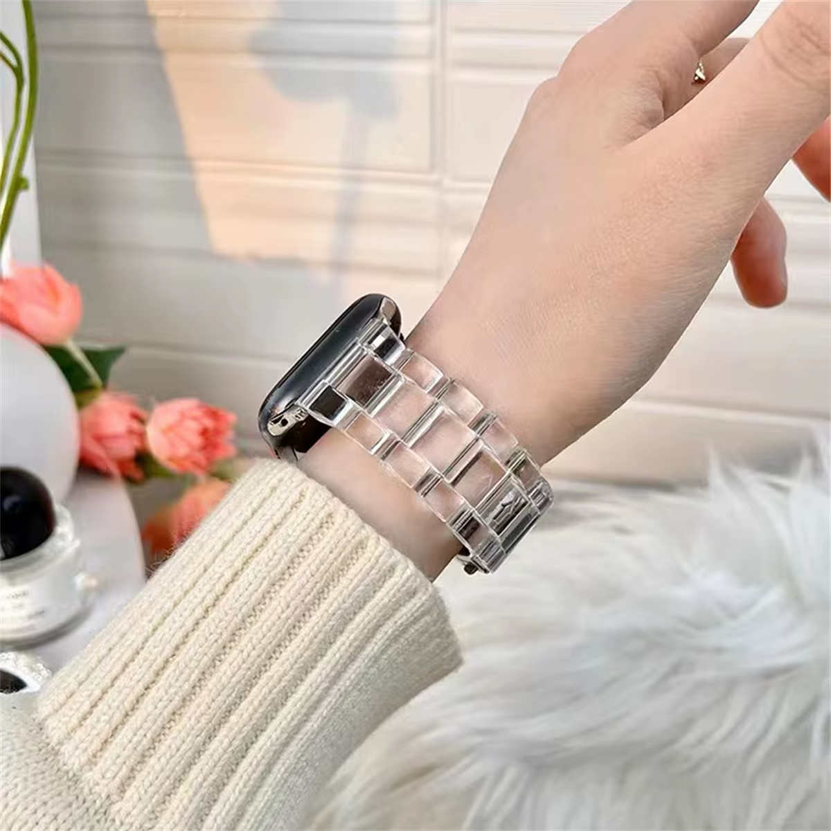 Bracelet transparent pour Apple Watch