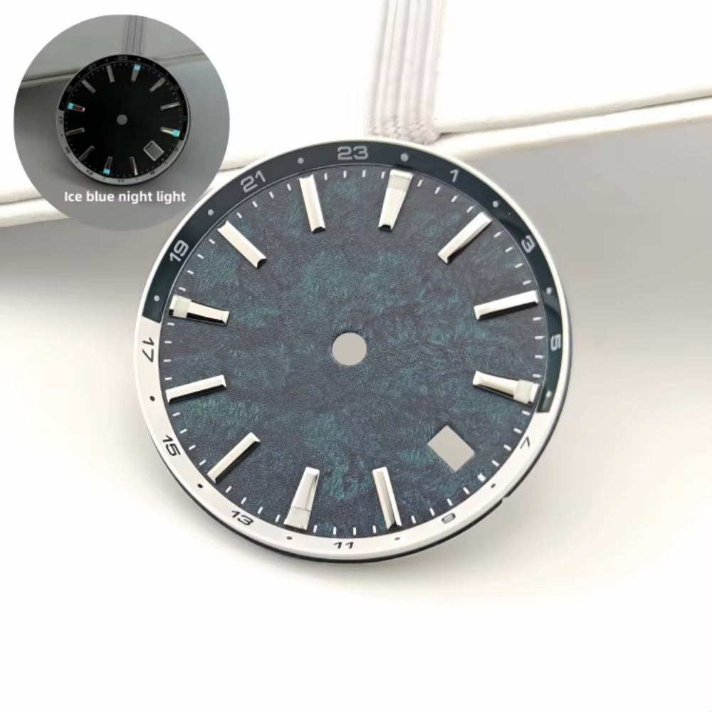 Boîtier de pièces Mod Lume bleu 32mm