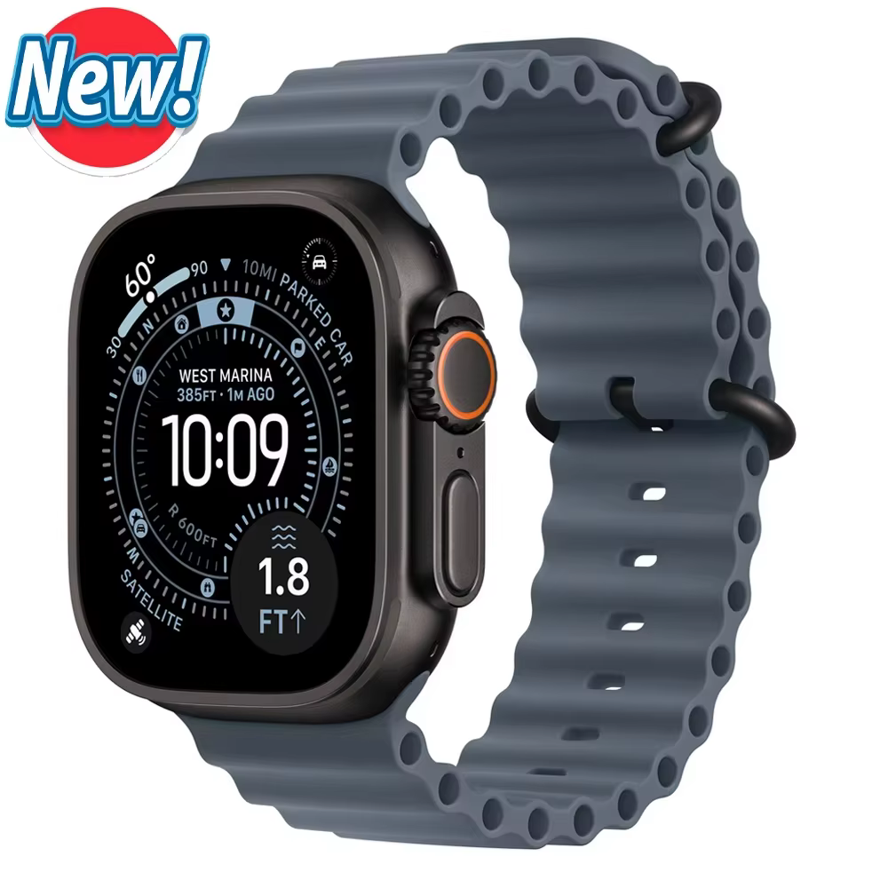 Bracelet océan officiel pour Bracelets de montre Apple Ultra 3 2 49mm 46mm 44mm 40mm 41mm 42mm 45mm
